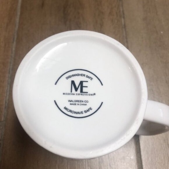 "Fur mama" paw print White with black coffee Mug/ cup - Picture 5 of 5